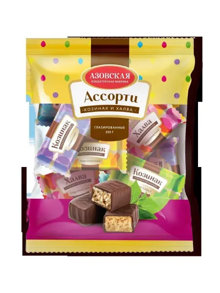 Bee lab Козинак и халва глазированные ассорти 350 гр