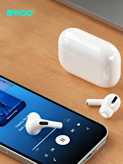 Наушники беспроводные BWOO BO-BW44, с микрофоном, ENC, Bluetooth 5.1 - Наушники