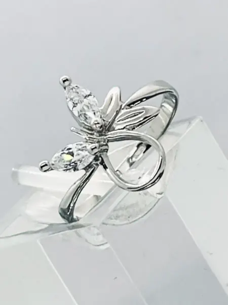 ERA jewelry Кольцо серебряное 925 с камнями