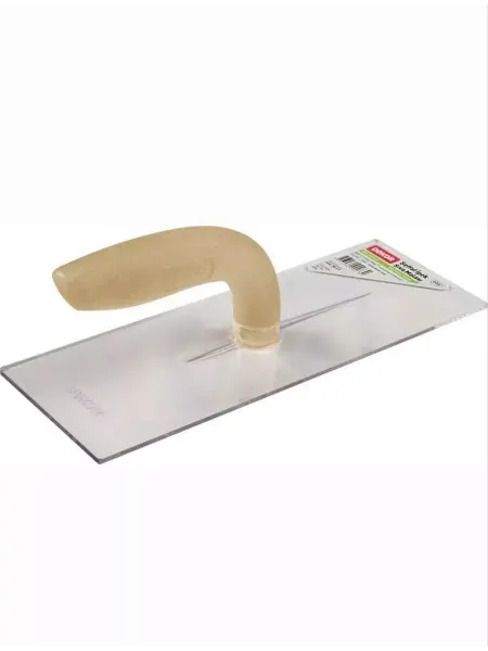 DEKOR Кельма прозрачная акриловая для штукат. 10x28см.Dekor1187