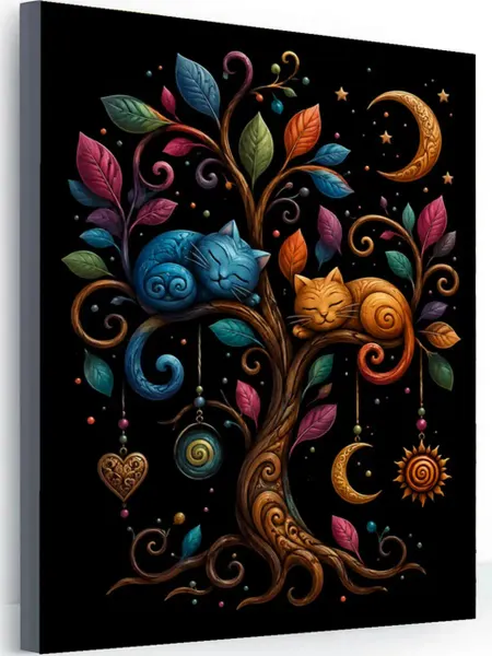 Art-Hobby-Market Картина на стену для интерьера на холсте котята 40x50