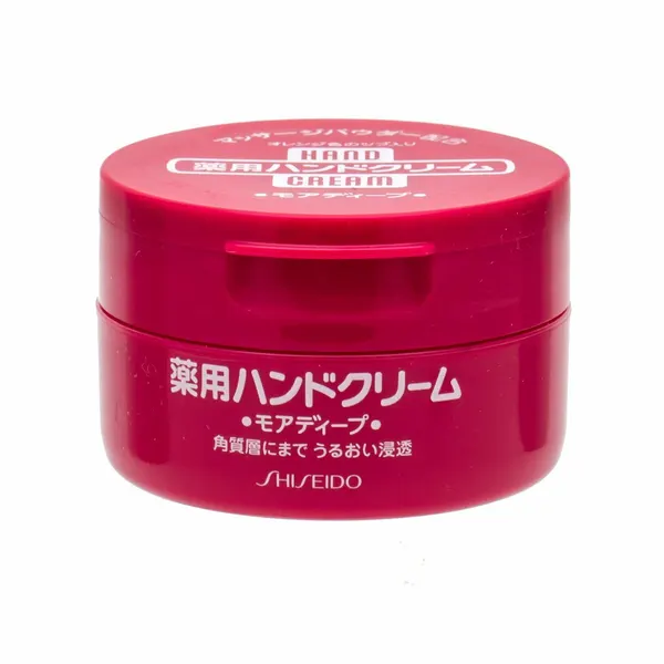 SHISEIDO Крем для рук восстанавливающий с коралловой пудрой и витамином Е, банка 100 гр.