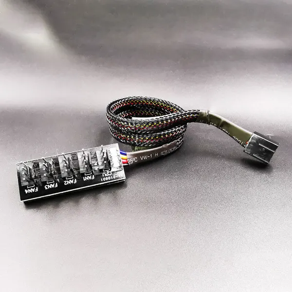 Разветвитель разъема вентилятора MyPads 4-pin на 5x 3-pin с поддержкой ШИМ контроля