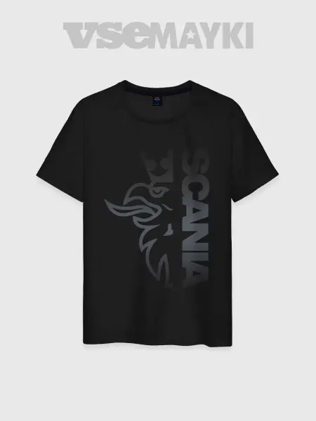 VseMayki футболка хлопок с принтом scania орёл