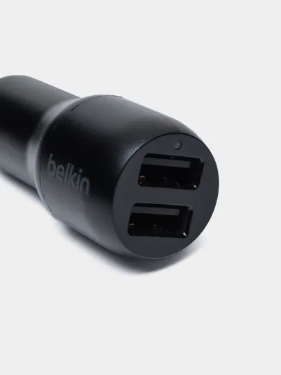 Автомобильное зарядное устройство Belkin Dual USB-A CCD001BT1MBK