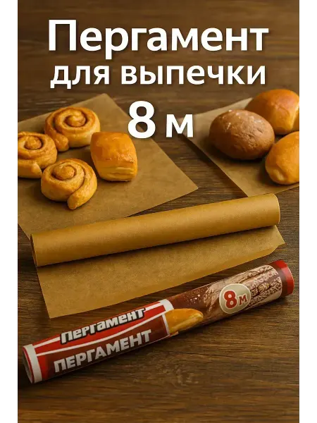 Sps2 Бумага для выпечки силиконизированная многоразовая, пергамен…