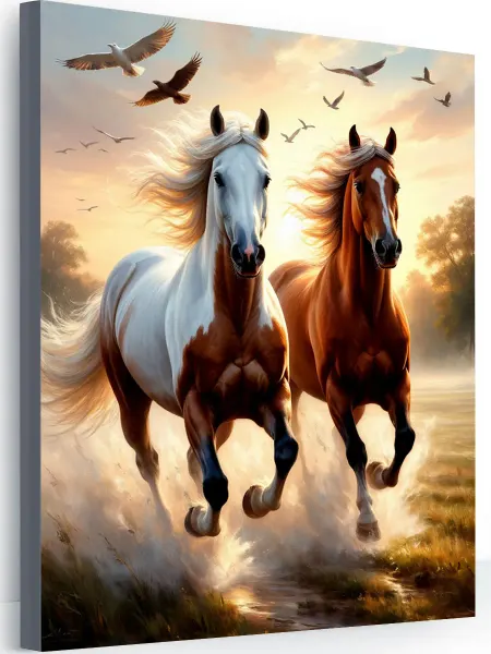 Art-Hobby-Market Картина на стену для интерьера лошади 40x50