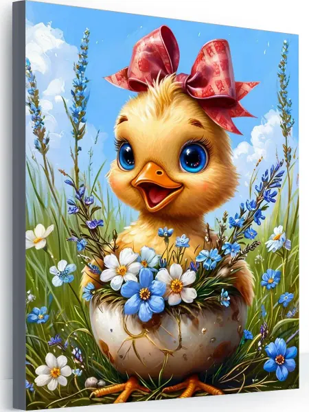 Art-Hobby-Market Картина на стену для интерьера утенок 40x50