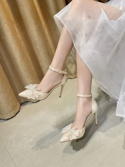 Туфли женские на каблуке, слингбэки, острый нос, вечерние, 36-40 - Женские туфли