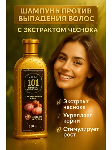 BELLIS Шампунь для волос с экстрактом чеснока