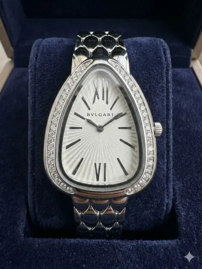 Женские часы, кварцевый механизм, наручные часы BVLGARI для женщин, в подарочной коробке - Женские часы и ремешки