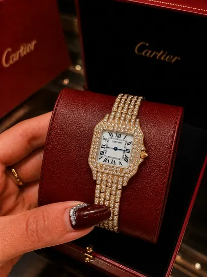 Женские часы CARTIER, классический стиль, в подарочной упаковке - Женские часы и ремешки