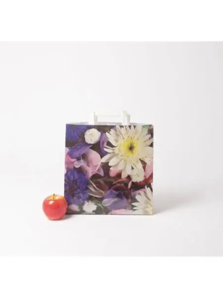 Upak.me Сумка 30x30x8, Ромашки, матовая (1шт)