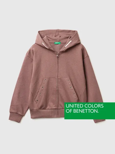 United Colors of Benetton Толстовка с капюшоном и накладным карманом
