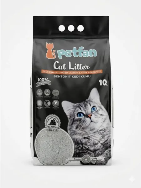 Наполнитель для кошачьего туалета Petfan Natural Bentonite 10 л