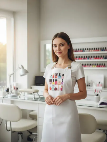 BD Beauty Design Фартук с принтом "Лаки" 44-56 rus