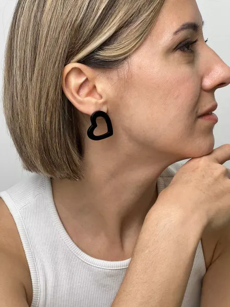 11YOU Серьги Сердца, бижутерия, украшения