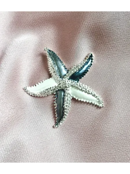 Fashion Jewelry Брошь на магните Морская звезда бижутерия
