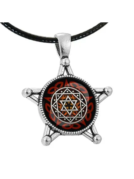 Runes&Gems Кулон-амулет на шею с подвеской Пентакль Защиты от зла