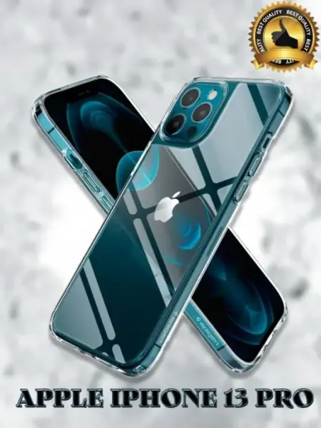 SlipCover Прозрачный силиконовый чехол для Apple iPhone 13 Pro, 13 PRO…