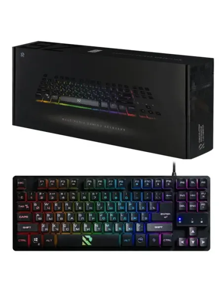 Компактная игровая клавиатура с подсветкой