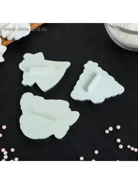 Новогодний набор фигурных плунжеров для украшений