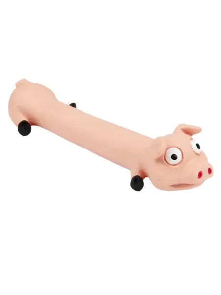 HomePet Игрушка для собак поросенок с пищалкой, 26 см