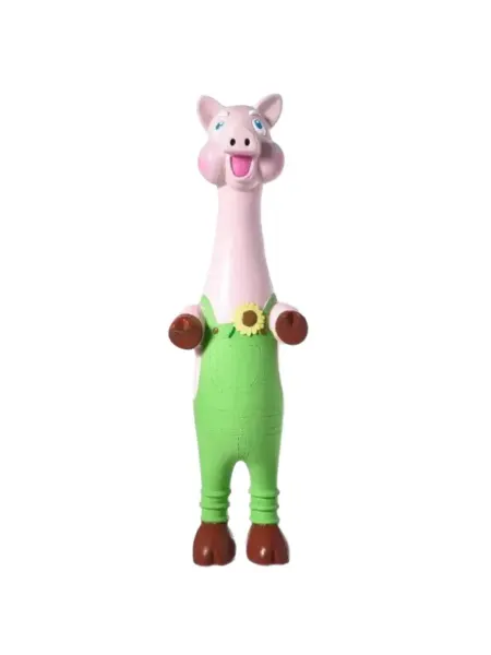 HomePet Игрушка для собак поросенок с пищалкой латекс, 30х9х6 см