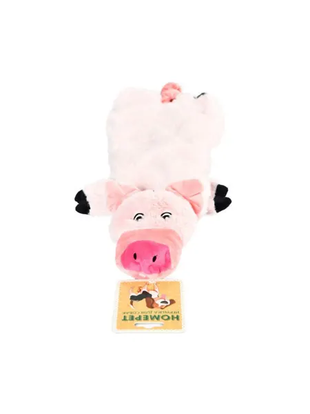 HomePet Игрушка для собак Поросенок с пищалкой, 54х24см