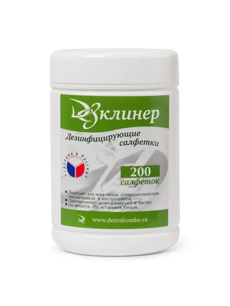 Дезклинер Дезинфицирующие салфетки для обработки поверхностей 200 шт б