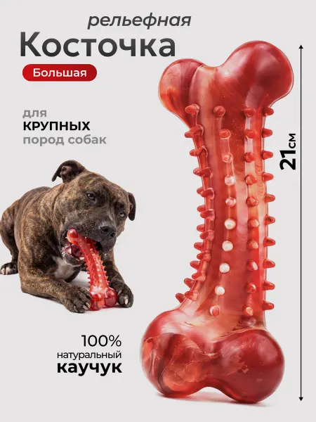 Усатый Рекс Кость для собак для грызения