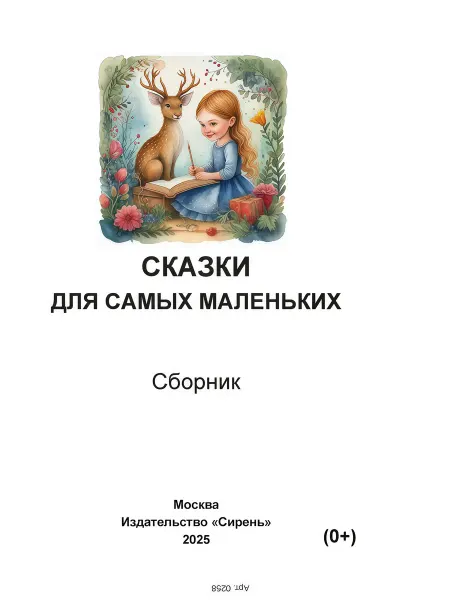 Книга шрифтом Брайля Сказки для самых маленьких