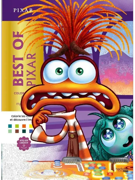 HobbyPlanet Раскраска disney по номерам дисней Coloriages mysteres Pixar