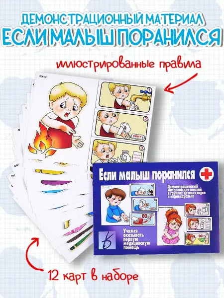 Весна-Дизайн Демонстрационный материал Если малыш поранился