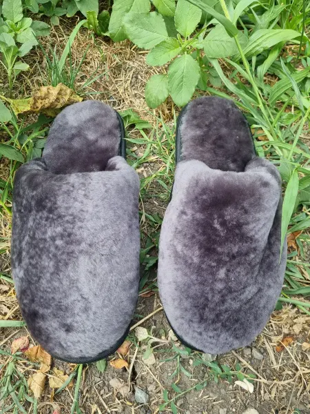 Bever Женские домашние тапочки из натурального меха