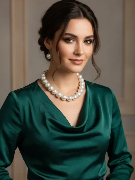 Beverly jewelry Бусы и серьги жемчуг бижутерия набор