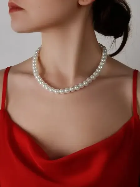 Beverly jewelry Бусы жемчуг на шею бижутерия