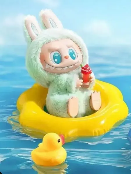 Bezze Зеленая игрушка Лабубу в фирменной коробке