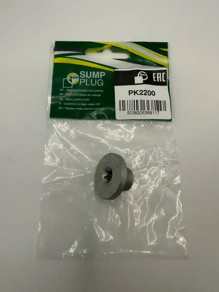 BGA PK2200 Пробка сливная поддона, 1 шт