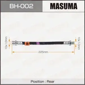 MASUMA Шланг тормозной задний BH-002 Mitsubishi Galant