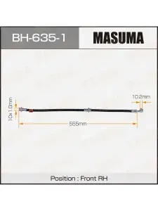 Шланг тормозной MASUMA N- передний MURANO Z50 правый BH-635-1