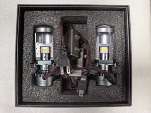 Лампа автомобильная H4, 1 шт. арт. Cветодиодные Bi-LED мини линзы TH-H4