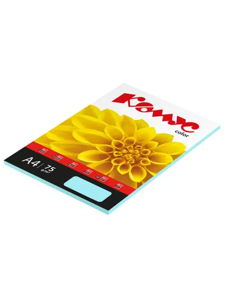 Комус Бумага цветная океан пастель 80г, А4, 50 л