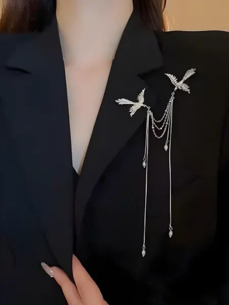 BijouBijou Брошь бижутерия Птицы