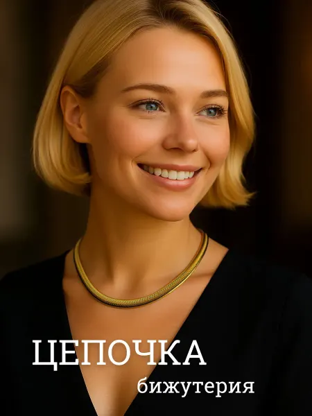 Bijoux de Charme Цепочка на шею бижутерия