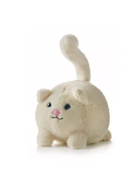 ABTOYS Мягкая игрушка Кошка белая Ундина 18 см