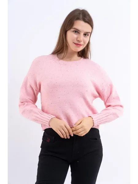 Family_fashion Свитер укороченный однотонный