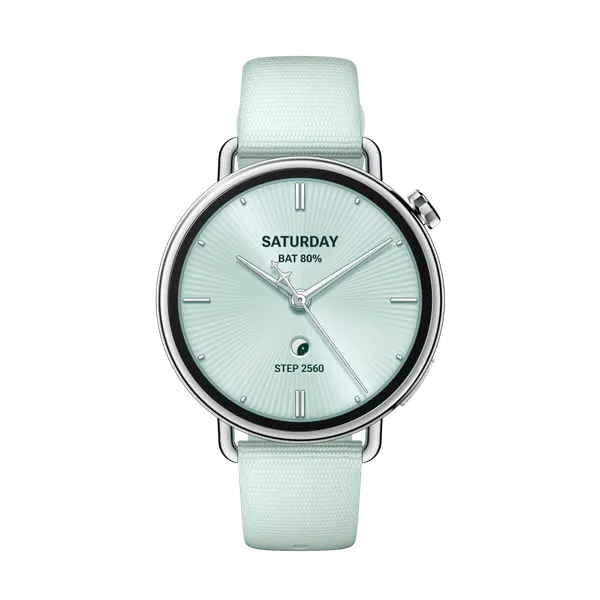 Смарт-часы Xiaomi Watch S4, ремешок фторэластомер, бирюзовые