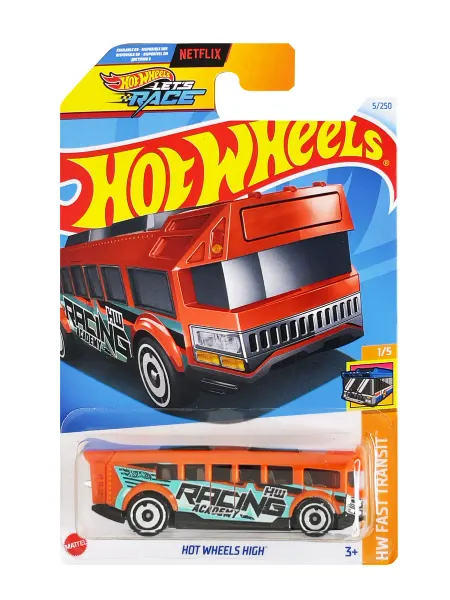 Hot Wheels Машинка Хот Вилс металлическая коллекционная автобус