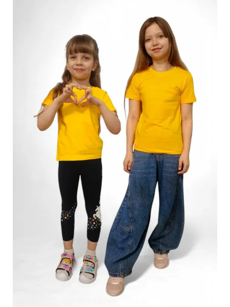 BIM KIDS Футболка детская однотонная хлопковая базовая